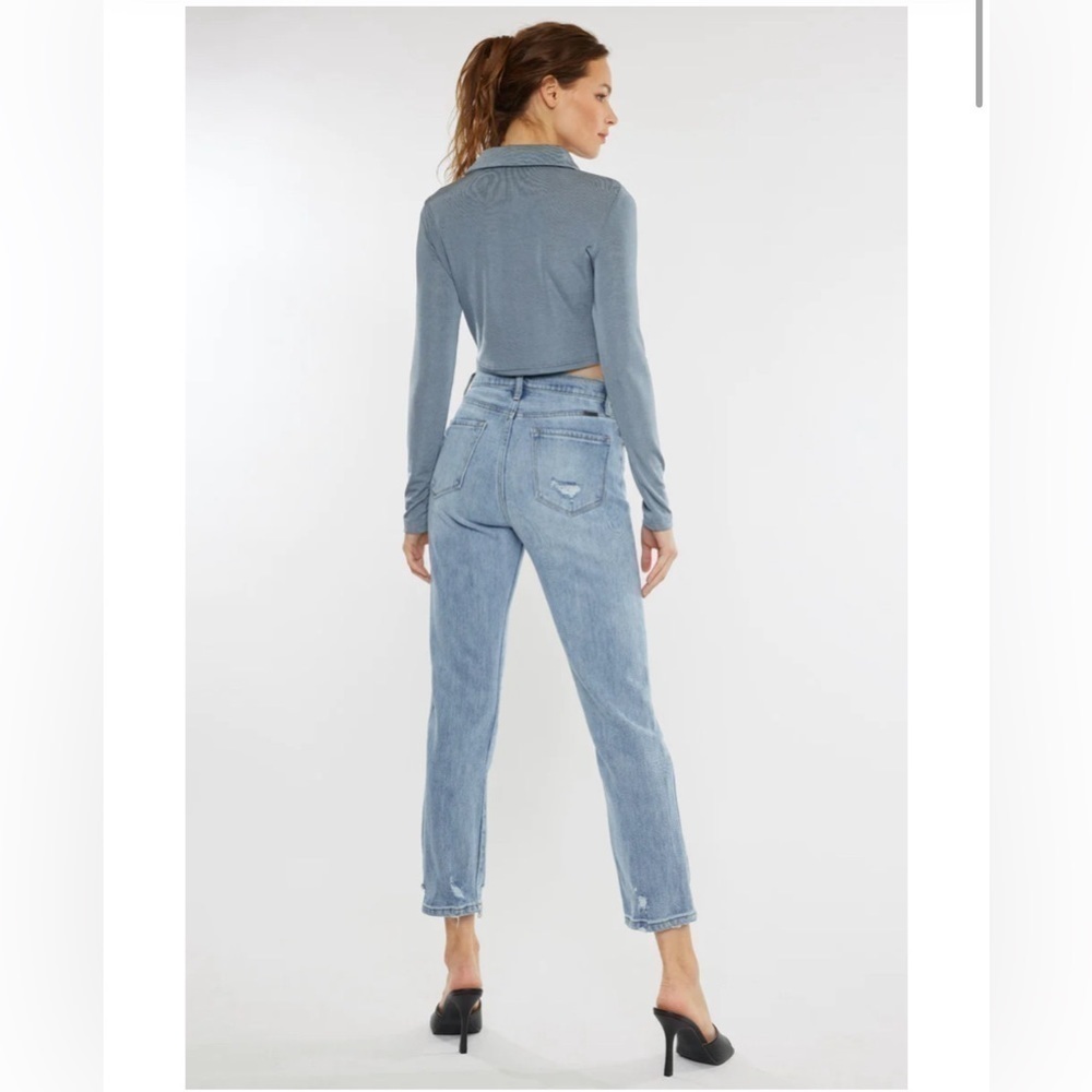 🆕Kancan MISSY HIGH RISE SLIM STRAIGHT JEANS - Picture 2 of 10